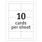 Avery Dennison Business Cards, Laser, 2x3.5, PK2000 5870 - alternate 5